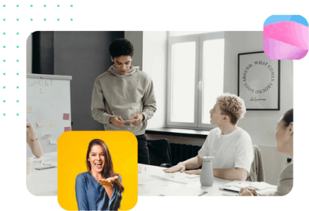 People in conference